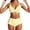 Yellow, variant on Women's Bikini Swimsuits Floral Print High Waist Bikini Sets for Women With Straps Beach Cover Up Outfit Swimsuit