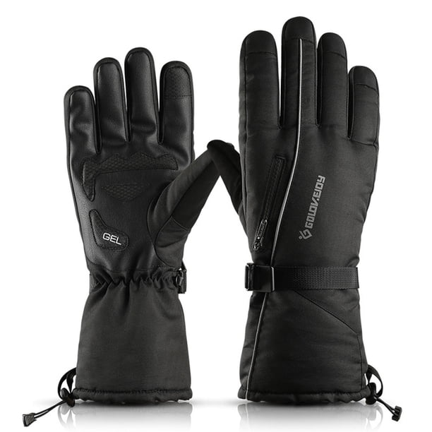Eigraketly Guantes de invierno Dulce regalo Resiliencia Mitones para exteriores Suministros de ciclismo ajustables Equipo deportivo Ropa de ciclismo Ciclismo Negro/L/Reflexivo Eigraketly OD025879-17
