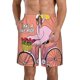 thumbnail image 1 of Balery Flamingo Riding a Bicycle Traje de Baño Estilo Hawaiano para Hombre, Shorts de Secado Rápido con Bolsillos-Large, 1 of 6