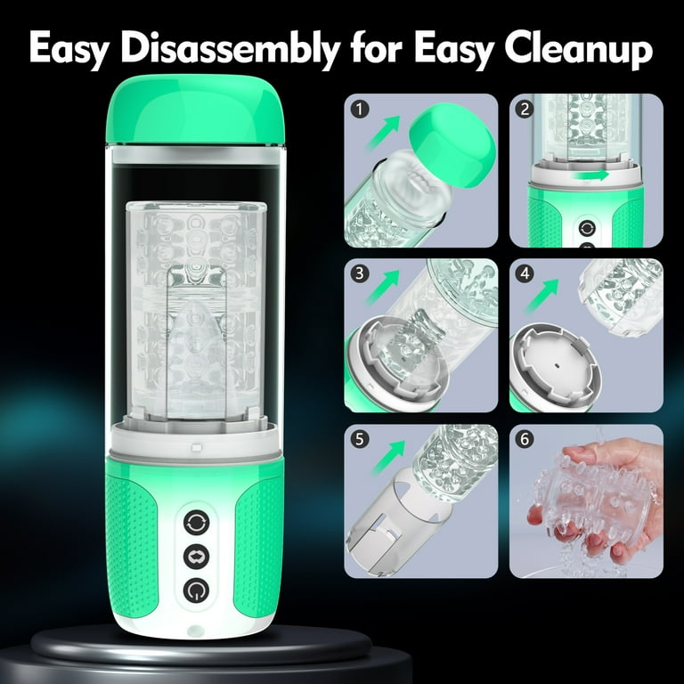 mens rose sex toy NCTTRP Automatic Sucking Rotating Male Masturbator Cup with 7 Rotating &  Vacuum Suction Modes, Full Waterproof ,Adult Sex Toys for Men