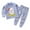 M, variant on Ulanda Boys 100% Cotton Pajamas Set Kids Soft Long Sleeve Top and Pants Sleepwear 2 Pcs Comfy Pjs Set for Ages 4-12 (P, 3-4 Years)