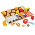 thumbnail image 1 of Kitchen Pretend Playing Game for Boy Girl Busy Board BBQ Cook Preschool Early Learning Cooking Pots Set  Mini Food Toys, 1 of 7