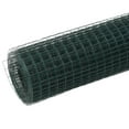 thumbnail image 3 of vidaXL Chicken Wire Fence Galvanized with PVC Coating Green/Gray Multi Sizes, 3 of 17