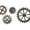 Unframed, variant on Art.com Rusty Metal Gears Set Isolated On White Art Print by Andrey_Kuzmin, 36" x 24"
