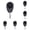 Black 6PCS, variant on Facial Cleansing Brush 2 In 1 For Face Exfoliation Silicone Face Scrubber For Men Dual Soft Microfiber Face Scrub Brush