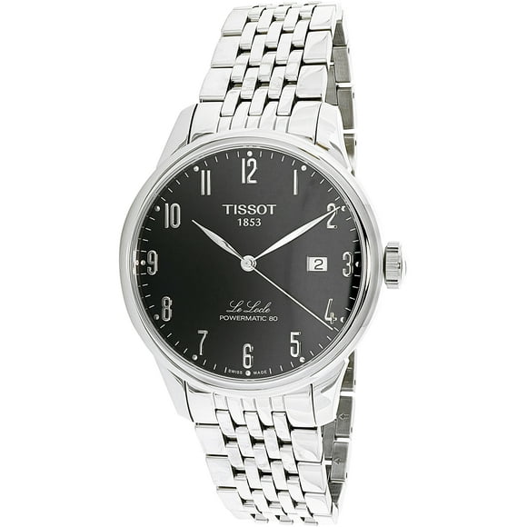Tissot Men's Le Locle T006.407.11.052.00 Silver Stainless-Steel Analog Quartz Dress Watch