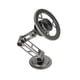 thumbnail image 2 of Soporte para teléfono de coche - soporte magnético giratorio a 1080° con diseño plegable • 8 imanes fuertes para fijación segura del teléfono • Universal para todos los teléfonos • Gris/Dorado/Plata, 2 of 6