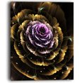 thumbnail image 2 of Design Art - Fleur Fractale Parfaite en Or et Violet, 2 of 3