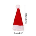 thumbnail image 4 of BQBQERT Lollipop Cover Elf Hat for Christmas DIY Craft Dinner Table Decoration 10pcs, 4 of 10