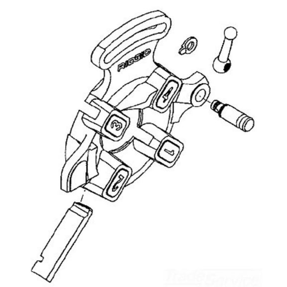 Ridgid 41912 Diehead, MONO With Post