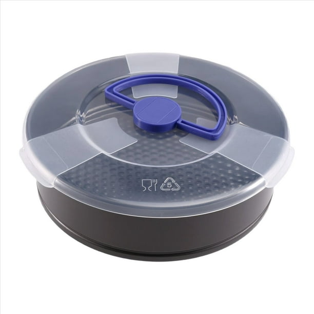 Molde Desmontable para Tartas, Molde Redondo Desmontable, Molde Antiadherente, Molde Desmontable con Tapa y Base Desmontable