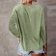 thumbnail image 5 of ICHUANYI Liquidación Blusa casual de verano de manga larga con cuello redondo para mujer ICHUANYI WER2023082201173, 5 of 6