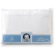 Gerber 12pk Flatfold Birdseye Diaper