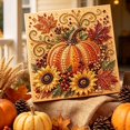 thumbnail image 4 of Autumn Pearl Diamond Painting Kit , Thanksgiving Complete Craft Set for Home Wall Table Decor Display, Festive Pearl Diamond Painting Kit for Seasonal Party Decoration Gift(Pumpkin Harvest), 4 of 5