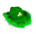 thumbnail image 1 of AWZXDE Bucket Hat Holiday Party Irish Style Casual Performance Green Unique Edge Fishing Hats For Men, 1 of 4