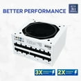 thumbnail image 5 of Vetroo 850W Power Supply Dual PCIe 5.1 ATX 3.1 Ready, 80 Plus Gold Full Modular, Quiet Operation with 120mm FDB Fan, 10-Year Warranty - White, 5 of 10