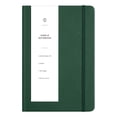 thumbnail image 2 of A5 PU Leather Journal Mist Texture 80 Sheets Lined Notebook with Waistband and Strap Dark Green 1 Notebook, 2 of 8