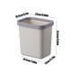 thumbnail image 3 of Cubo de basura, bote de basura, bote de basura, bote de basura, hogar, cocina, inodoro, cesta, anillo de presión, blanco, sin tapa, bote de basura, bote de basura, 3 of 6