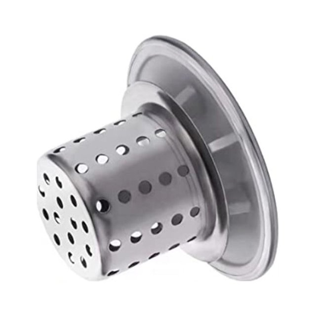Cateissary Colador de fregadero, cesta de filtro, coladores de comida para el cabello, tapón de drenaje de suelo, filtros de ducha de baño Hardware