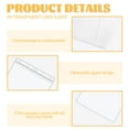 thumbnail image 3 of LELE LIFE Heavy Duty Sheet Protectors 8.5 x 11, Hard Page Protectors Waterproof Zip-Lock, Thick  Clear Plastic Sleeves for Paper Document Certificate Photo Wall Sign Holder, 8 Pack, 3 of 7