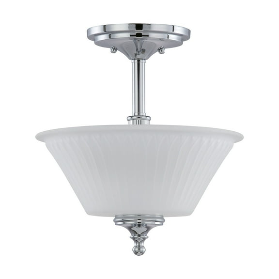 60/4268-Nuvo Lighting-Teller - Two Light Semi-Flush Mount