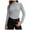 Grey, variant on vigerkar Women's Long Sleeve Tops Mock Neck Ribbed Knit Slim Fit Pleated Basic T Shirts Lightweight Sweater Going Out Clothes (Black, XL)