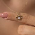 thumbnail image 6 of SmartBy Devil Eye Necklace for Women Rhinestone Evil Eye Pendant Sparkling Dainty Necklace Jewelry for Dating Party Gift Idea, 6 of 7