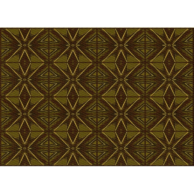 Ahgly Company Machine Washable Indoor Rectangle Transitional Dark Bronze Brown Area Rugs, 6' x 9'