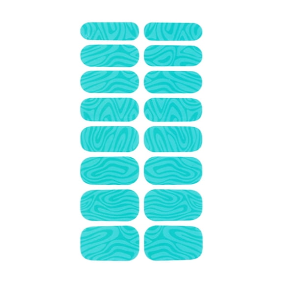 Gazechimp 16Pcs Full Nail Wraps Manicure Nail Art Decoration Gel Nail Strips for Salon