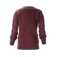 thumbnail image 2 of Rebecca Minkoff Women's Draco Cold Shoulder Sweater Small Victoria Purple, 2 of 2
