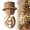 Brown, variant on Wicker Christmas Decor Farmhouse Christmas Decor 11.02 inch Rattan Snowman Figurine Rustic Holiday Decoration with Hat and Scarf for Table Mantel