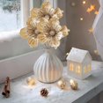 thumbnail image 4 of Ganfancp Flor de Navidad Sequindecorations Árbol de Navidad Recortable Arreglo Floral Accesorios Simulación Flor Decoración Ofertas de La Semana 1*Flor de Navidad, 4 of 6