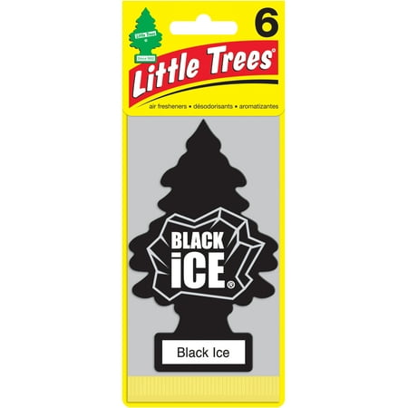 LITTLE TREES Car air freshener Black Ice 6-Pack (Best Auto Air Freshener)