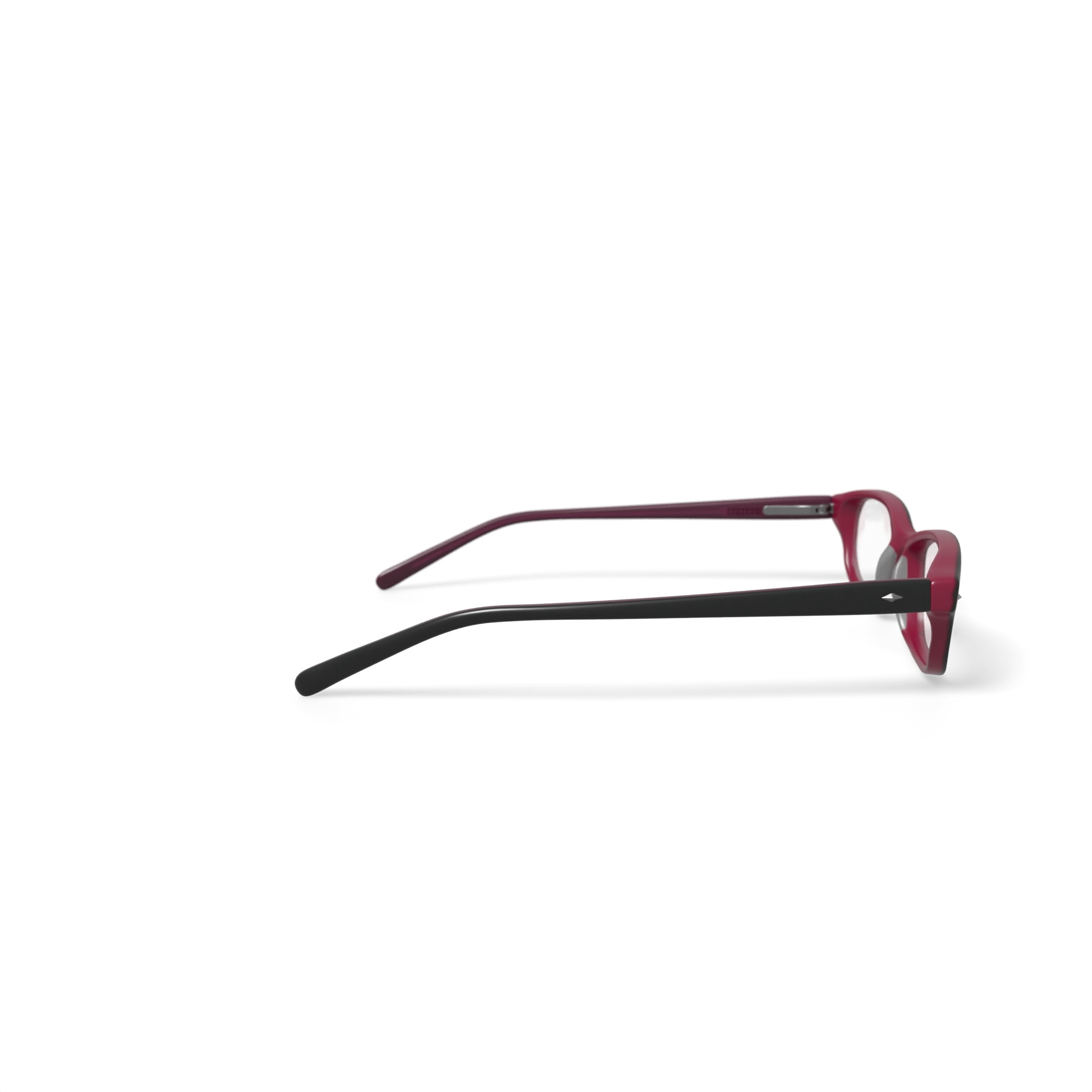 Walmart Youth FM14113 Rectangular Prescription Eyeglasses with Case, Black/Purple