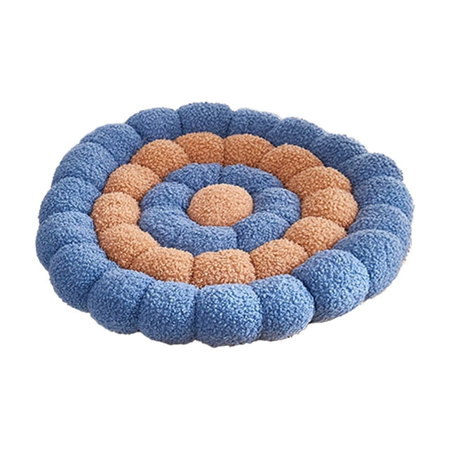 Cojín suave de lana de cordero gruesa de 40x40 cm, color liso, para alféizar de ventana, silla de comedor, silla de oficina, para el hogar, sala de estar, cocina, poliéster + Sp ex.