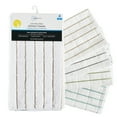 thumbnail image 6 of (3 pack) Mainstays, 4 Pack, Microfiber Stripe Kitchen Towels, White, 6 of 6