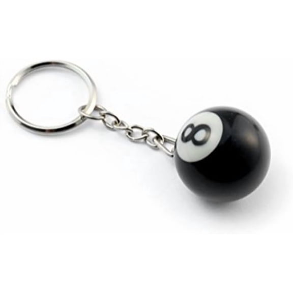 8 Ball Keychain Creative Key Chain Diameter 0.98 In