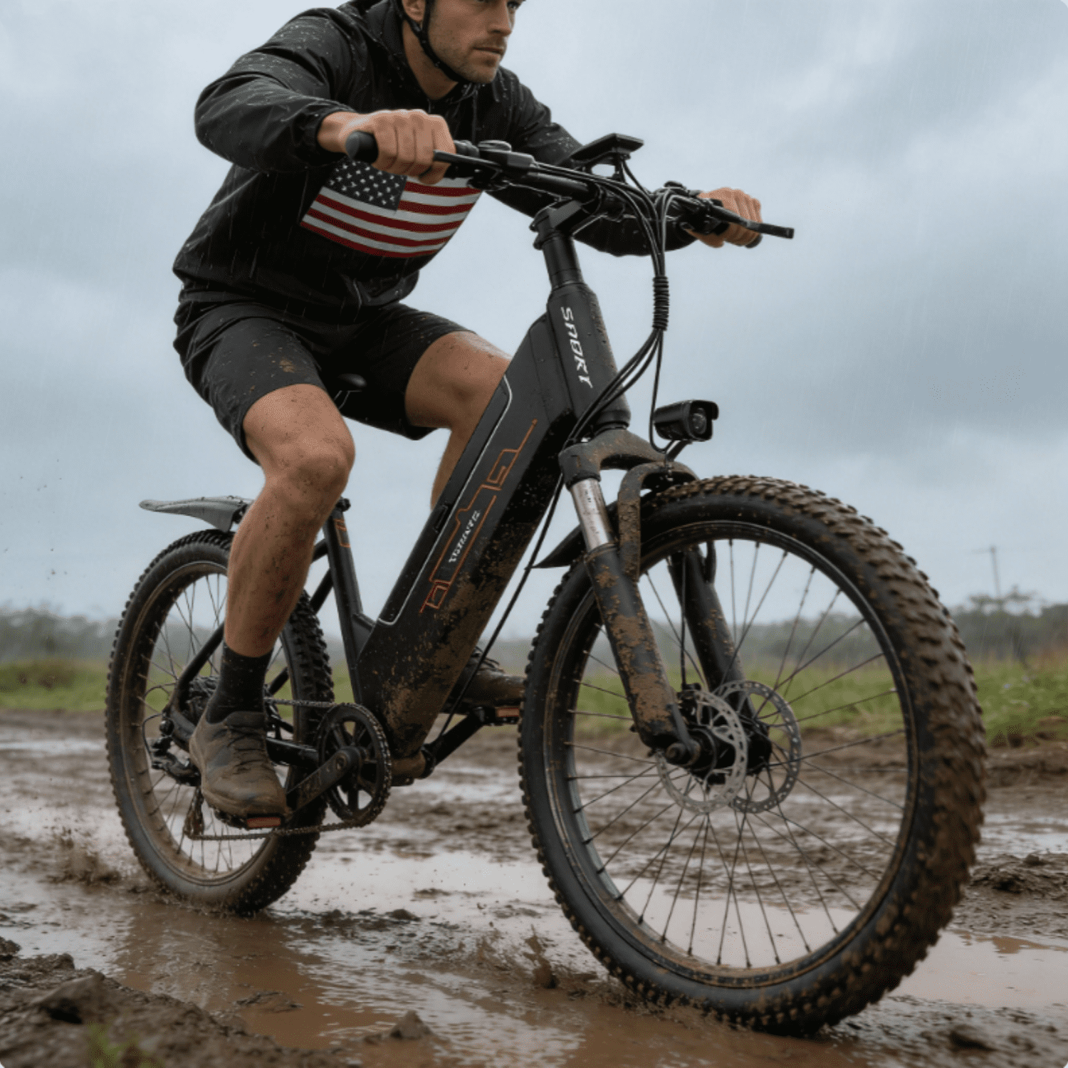 F26-1500W Off-Road Electric Bike, 26" Tire 55 Miles Electric Bike ,48V 10.5 Internal Battery (Removable), Top Speed 30MPH, Electric Mountain Bike Beach Bike, Professional 7 Speed ​​UL2849