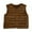 Coffee, variant on Children'sLightweight Vest Winter Boys Girls 3-15Years Casual Sleeveless V-Neck Solid Color Warm Padded Jackets Vest with Pockets