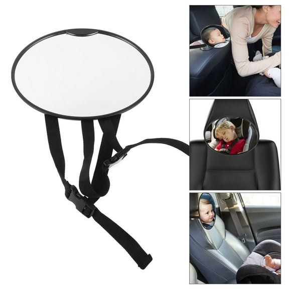 Raindrops Baby Observation Mirror Safety Backseat Interior Rear Black