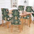 thumbnail image 2 of Yayeee 2 Pack Dining Chair Covers Stretch Parson Chairs Slipcovers Seat Protector, Christmas Gift Pattern, 2 of 6