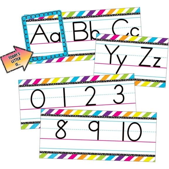 Teacher Created Resources Brights 4Ever Alphabet Bulletin Board Set