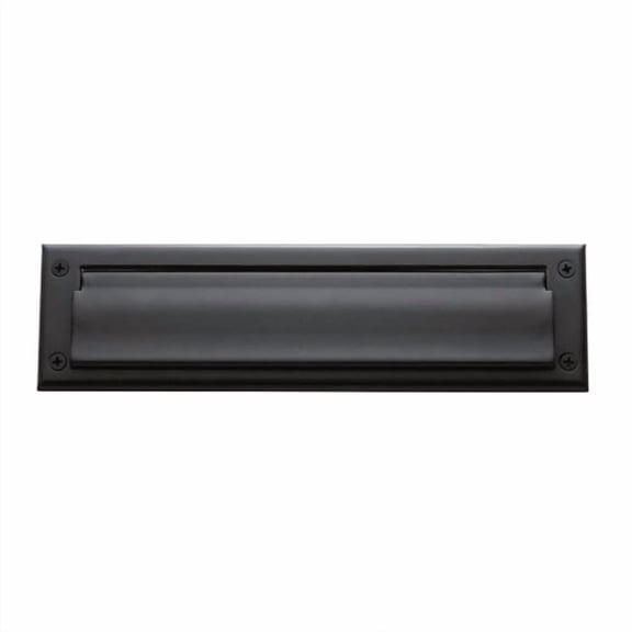 Venetian Bronze Package Size Hinged Letter Box Plate
