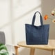 thumbnail image 1 of Bolso grande para mujeres | Bolso de hombro de nylon con hebilla de estera | Ligero, negro/azul oscuro/café | 13,77"x5,51"x13,38" | Gimnasio, trabajo, viajes, 1 of 8