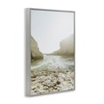 thumbnail image 4 of Stupell Industries Rocky Beach Cove Landscape Photography Gray Framed Art Print Wall Art, 20 x 30, 4 of 10