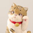 thumbnail image 7 of UDIYO 5Pcs Miniature Lucky Cat Beckoning Shape Decoration PVC Fengshui Cat Figurine Model for Garden Decor, 7 of 7