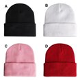 thumbnail image 3 of Qarigey Sombreros de punto de otoño, gorra bordada portátil para mantener el calor, gorro y cálido para esquiar a la moda cómodo para fiesta al Sombreros Negro Qarigey AP013233-01, 3 of 6