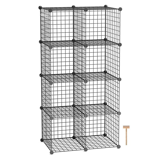 wire cube shelving system
