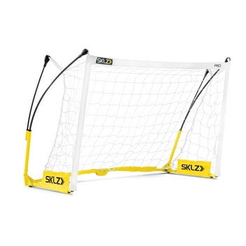 SKLZ Pro Training Soccer Goal for individual or group practice, 6' x 4'