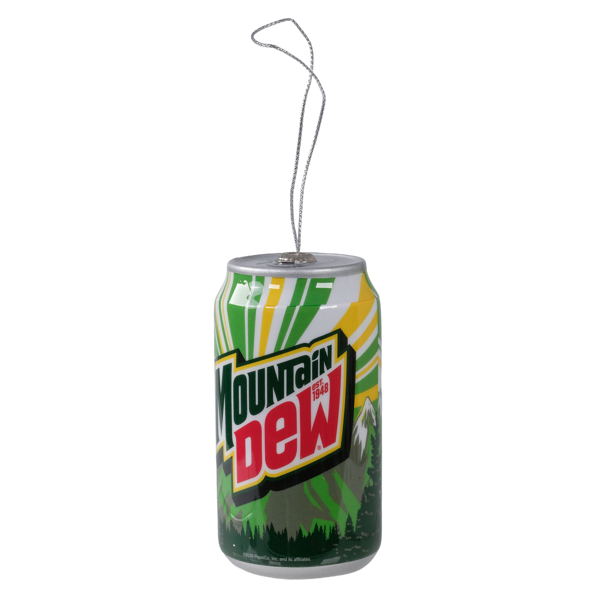 Mountain Dew Can Christmas Tree Ornament